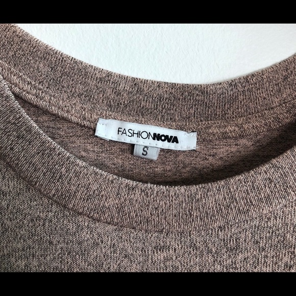 Fashion Nova Pink/Grey Two-piece Pant Set - Picture 4 of 6